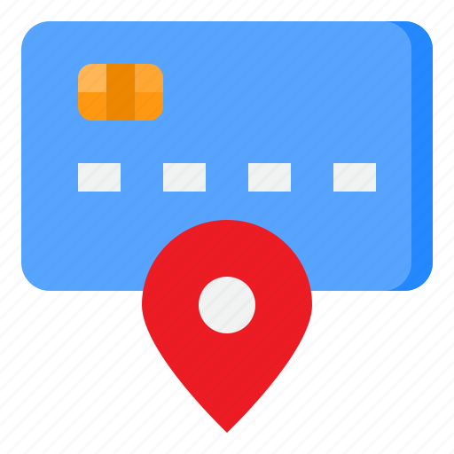 Credit, card, location, payment, shopping, navigation icon - Download on Iconfinder