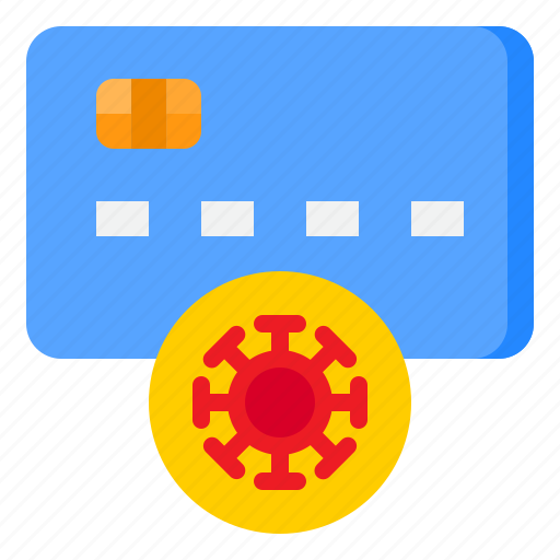 Credit, card, virus, payment, secured, covid19 icon - Download on Iconfinder