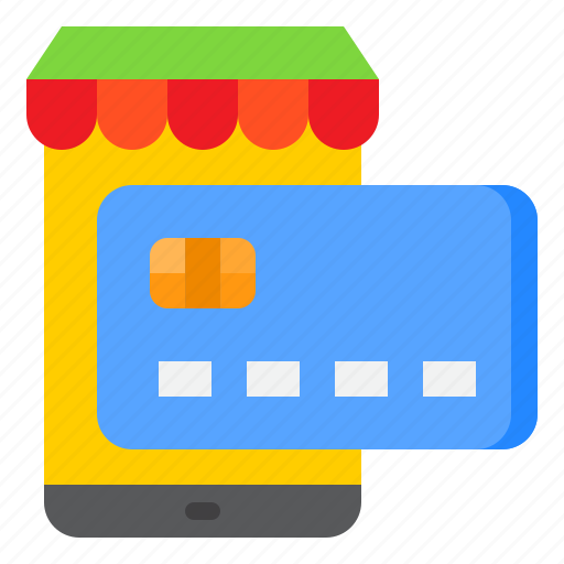 Mobile, credit, card, payment, online, shopping icon - Download on Iconfinder