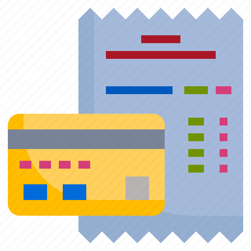 Bill, payment, credit, card, pay, document icon - Download on Iconfinder