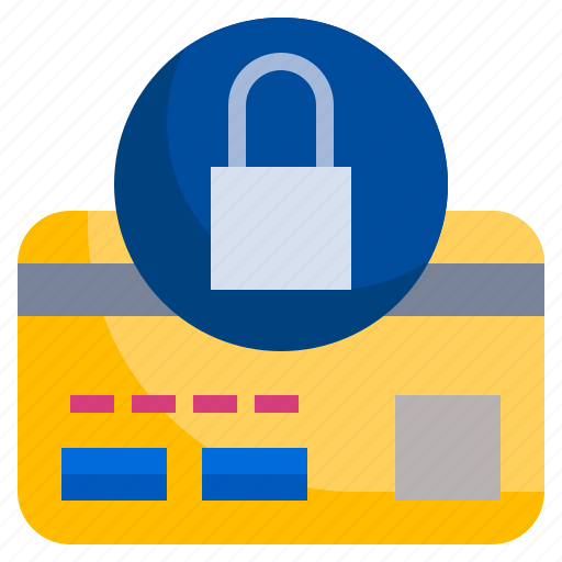 Lock, credit, card, payment, debit, secure icon - Download on Iconfinder