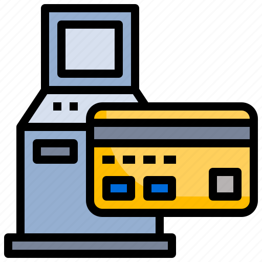 Atm, machine, payment, credit, card, pay icon - Download on Iconfinder
