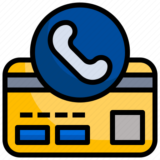 Phone, credit, card, payment, debit, call icon - Download on Iconfinder
