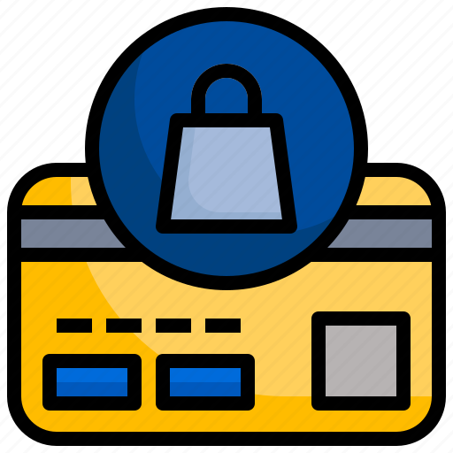 Shopping, payment, credit, card, pay, bag icon - Download on Iconfinder