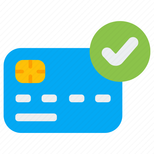 Approve, check, credit, card, finance, money icon - Download on Iconfinder