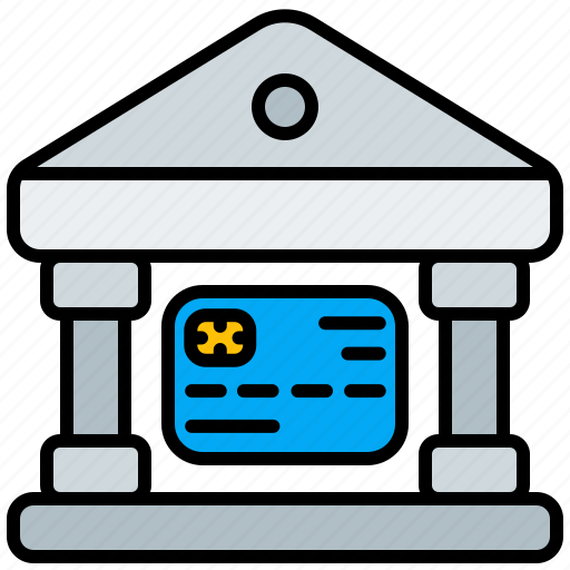 Bank, building, credit, card, finance, money icon - Download on Iconfinder