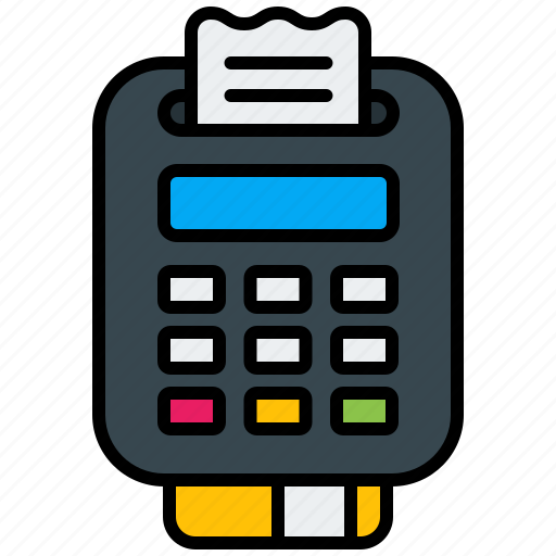 Pos, terminal, payment, credit, card, finance, money icon - Download on Iconfinder