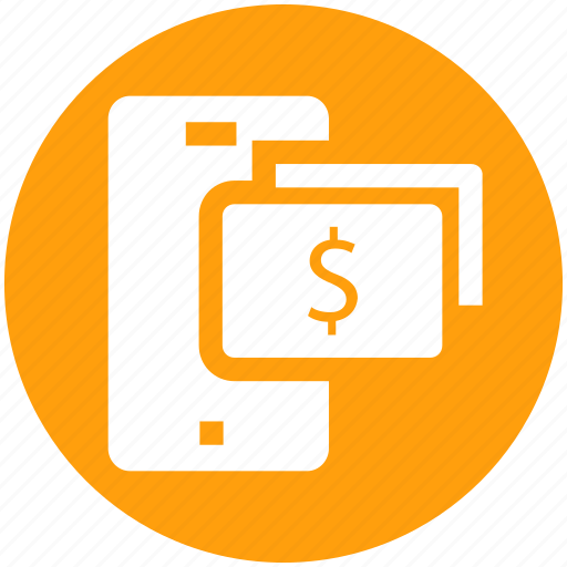 Concept, currency, dollar, mobile, money, payment icon - Download on Iconfinder