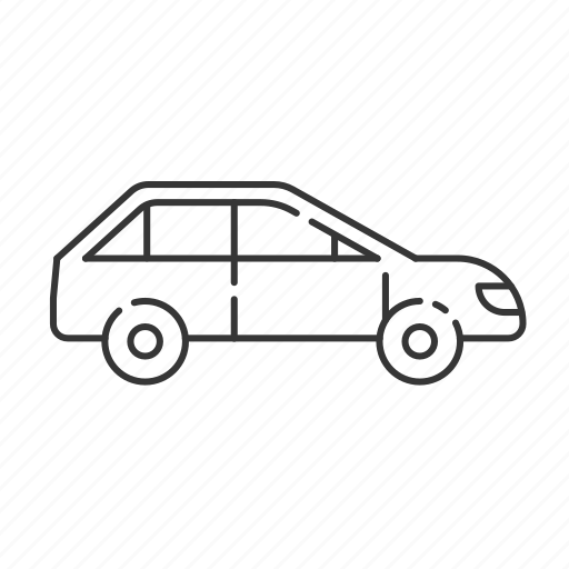 Automobile, car, car icon, side view icon - Download on Iconfinder