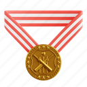 cricket, medal, cricket medal, sports award, cricket achievement, winning medal, 3d icon, 3d illustration, 3d render 