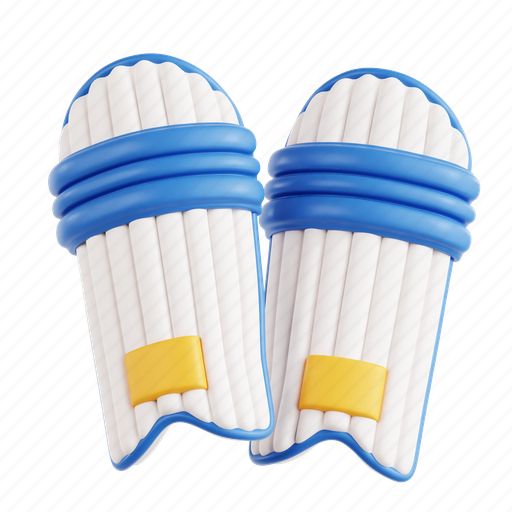 Cricket, pad, cricket pad, protective gear, cricket safety, batting pad, 3d icon 3D illustration - Download on Iconfinder