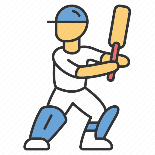 Batsman, batsman icon, cricket, player icon - Download on Iconfinder