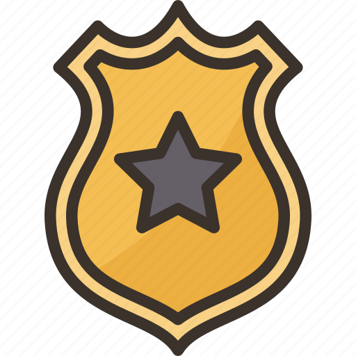 Badge, police, officer, sheriff, security icon - Download on Iconfinder
