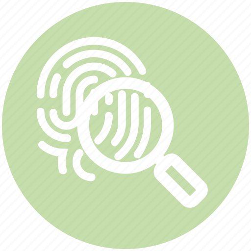 Court, fingerprint, jurisprudence, law, police, search icon - Download on Iconfinder
