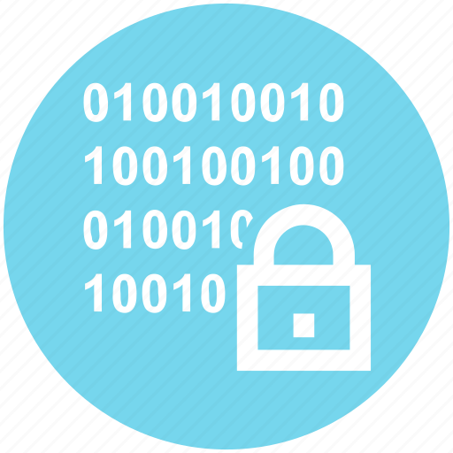 Binary, code, digital, encryption, lock, security icon - Download on Iconfinder