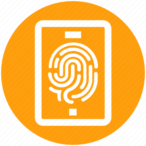 Fingerprint, mobile, security, sensor, smartphone icon - Download on Iconfinder
