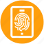 fingerprint, mobile, security, sensor, smartphone 