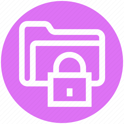 Folder, folder lock, folder secure, lock, password, security icon - Download on Iconfinder