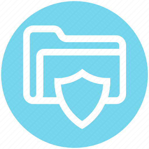 Folder, folder secure, folder shield, password, security, shield icon - Download on Iconfinder