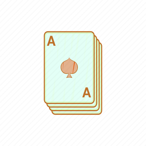 Ace, card, cartoon, gambling, game, poker, spade icon - Download on Iconfinder