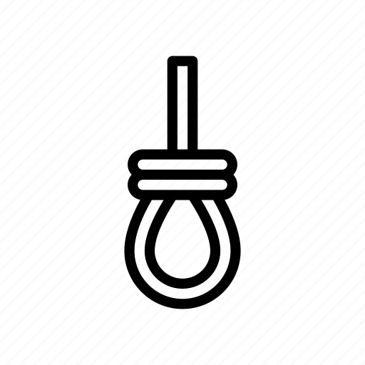 Death, gallows, noose, punishment, rope icon - Download on Iconfinder