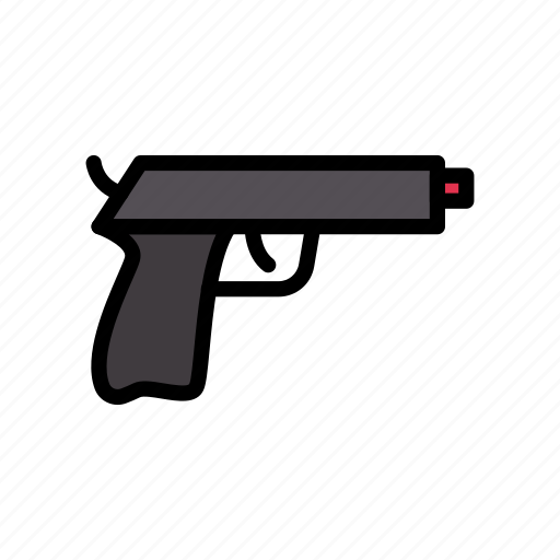 Detective, gun, military, pistol, weapon icon - Download on Iconfinder