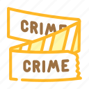 crime, scene, tape, police, criminal, evidence