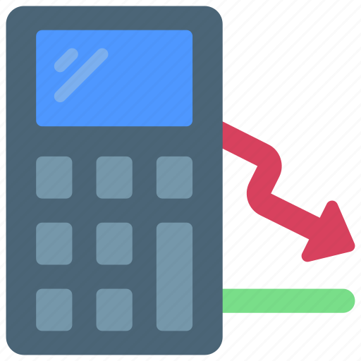Calculate, loss, losses, financial, accountant icon - Download on Iconfinder