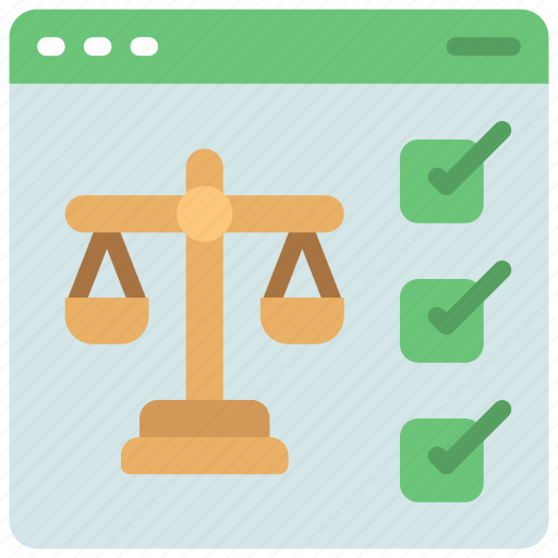 Legal, requirements, law, require, checklist icon - Download on Iconfinder