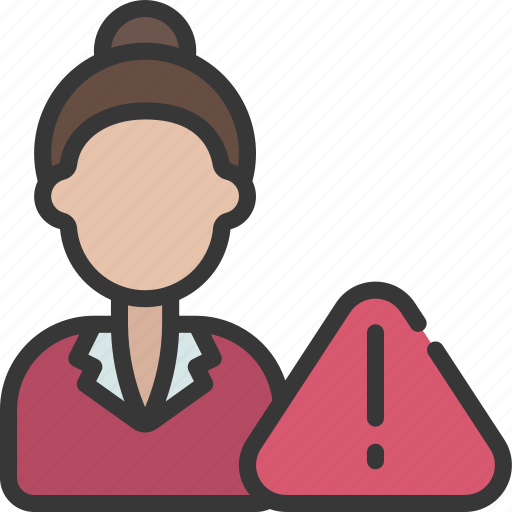 Crisis, manager, woman, emergency, female, avatar, person icon - Download on Iconfinder