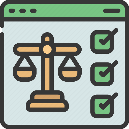 Legal, requirements, law, require, checklist icon - Download on Iconfinder