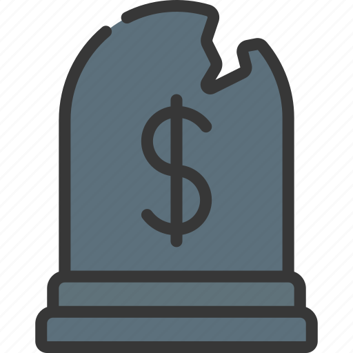 Money, death, financial, rip, gravestone icon - Download on Iconfinder