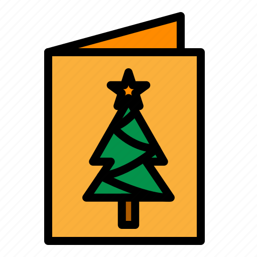 Card, christmas, gift, tree, xmas icon - Download on Iconfinder