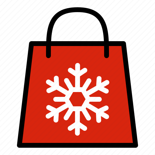 Bag, christmas, ecommerce, shop, shopping, snowflake, xmas icon - Download on Iconfinder