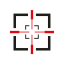 crosshairs, aim, point, shoot 