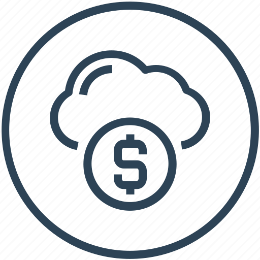 cloud money icon cloud money icon