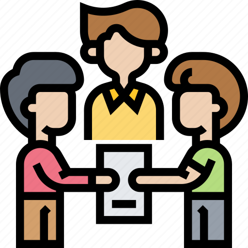 Teamwork, collaboration, cooperation, deal, partnership icon - Download on Iconfinder