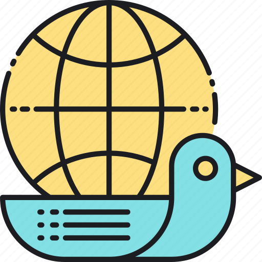 Pigeon, shipping, worldwide, worldwide delivery, worldwide shipping icon - Download on Iconfinder