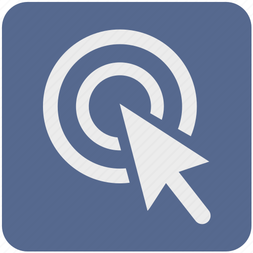 Click, cursor, goal, internet, mouse, pointer, arrow icon - Download on Iconfinder