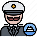 captain, uniform, man, water, sailor, cruise, travel