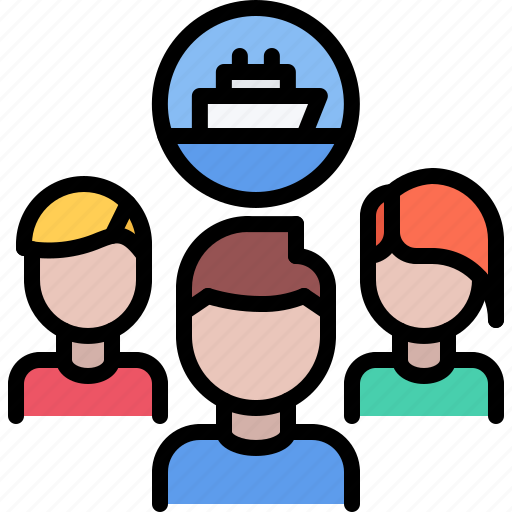 Team, people, group, ship, water, cruise, travel icon - Download on Iconfinder
