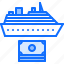 ship, purchase, money, cruise, travel 