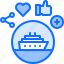 water, ship, networks, cruise, travel 