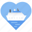 love, heart, ship, water, cruise, travel 