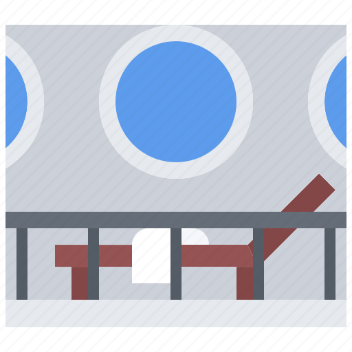 Porthole, deck, ship, lounger, towel, cruise, travel icon - Download on Iconfinder