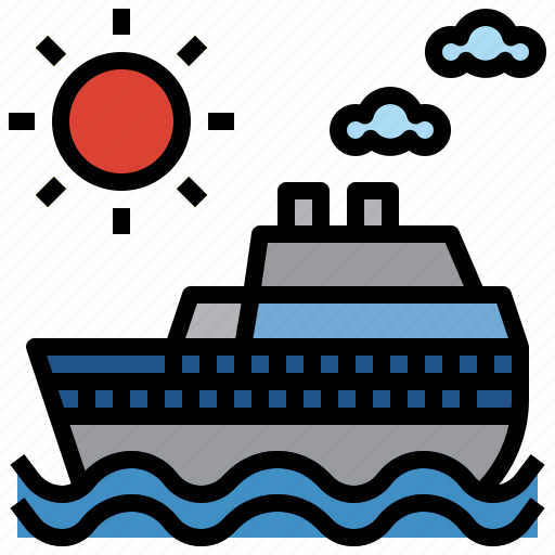 Cruise, ship, vacation, boat, transportation icon - Download on Iconfinder