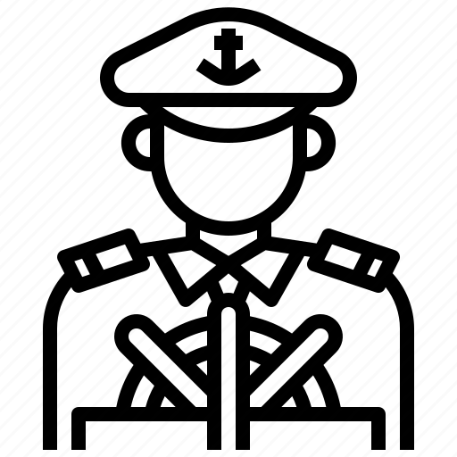 Captain, sailor, hat, marines, holidays, cruise icon - Download on Iconfinder