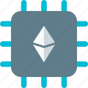 ethereum, chip, money, crypto, currency