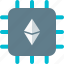 ethereum, chip, money, crypto, currency 
