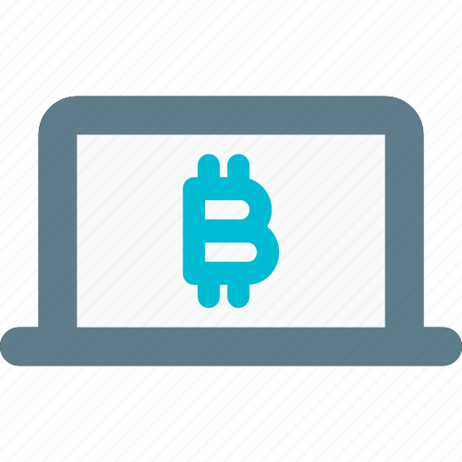 Laptop, bitcoin, money, crypto, currency icon - Download on Iconfinder